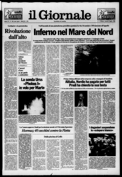 Il giornale : quotidiano del mattino